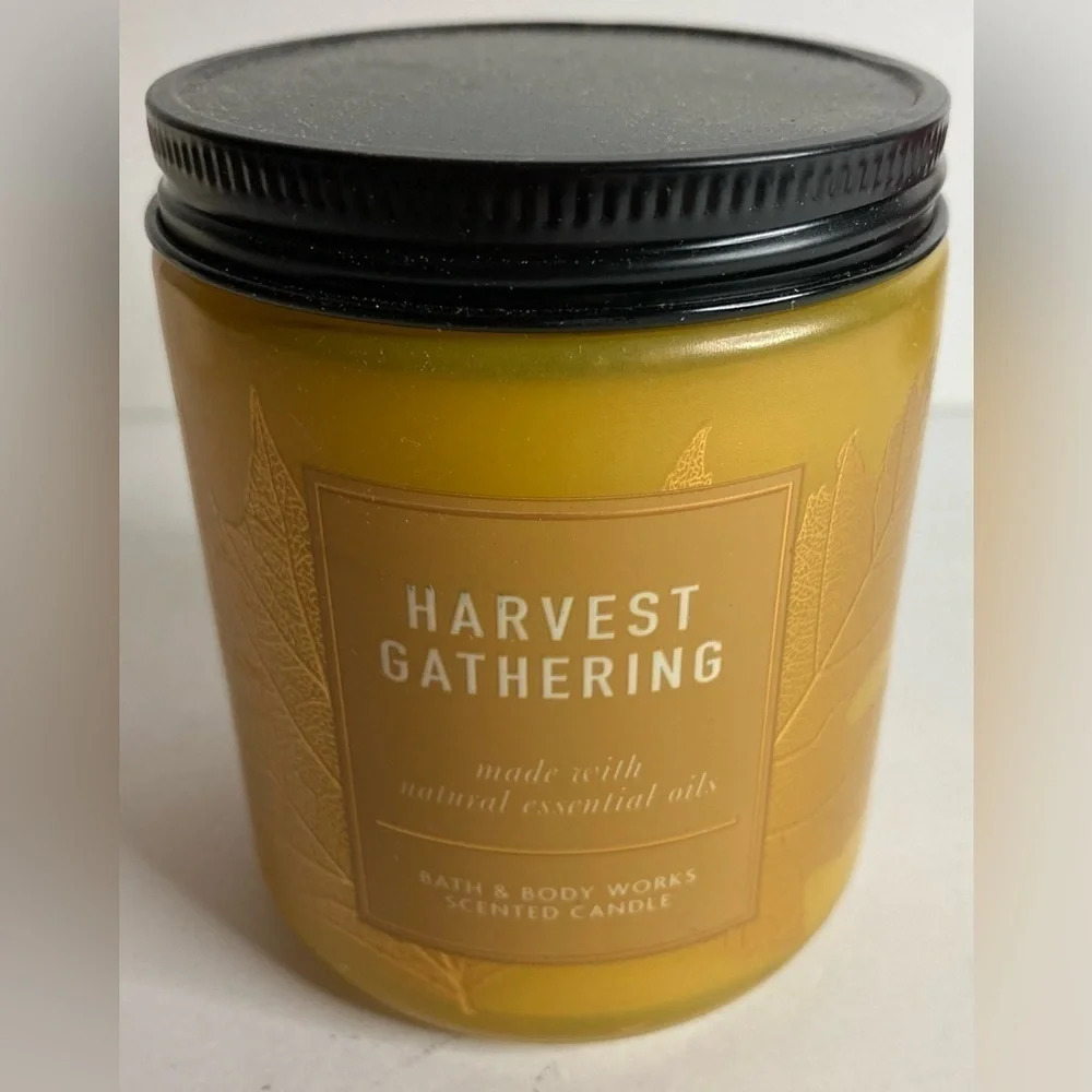 Bath & Body Works Single-Wick Candle ‘Harvest Gathering’ NWT